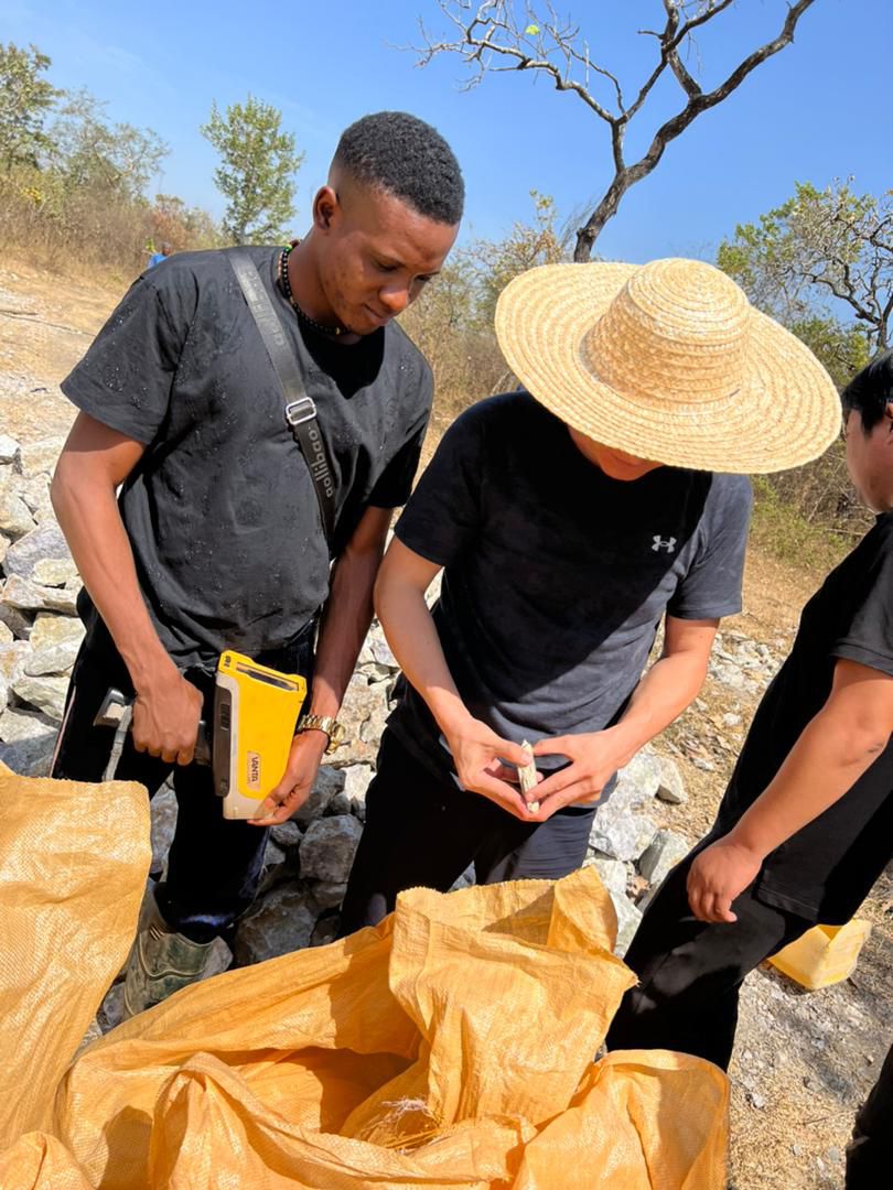 Ayotaye Minerals field work, photo 1 of 12