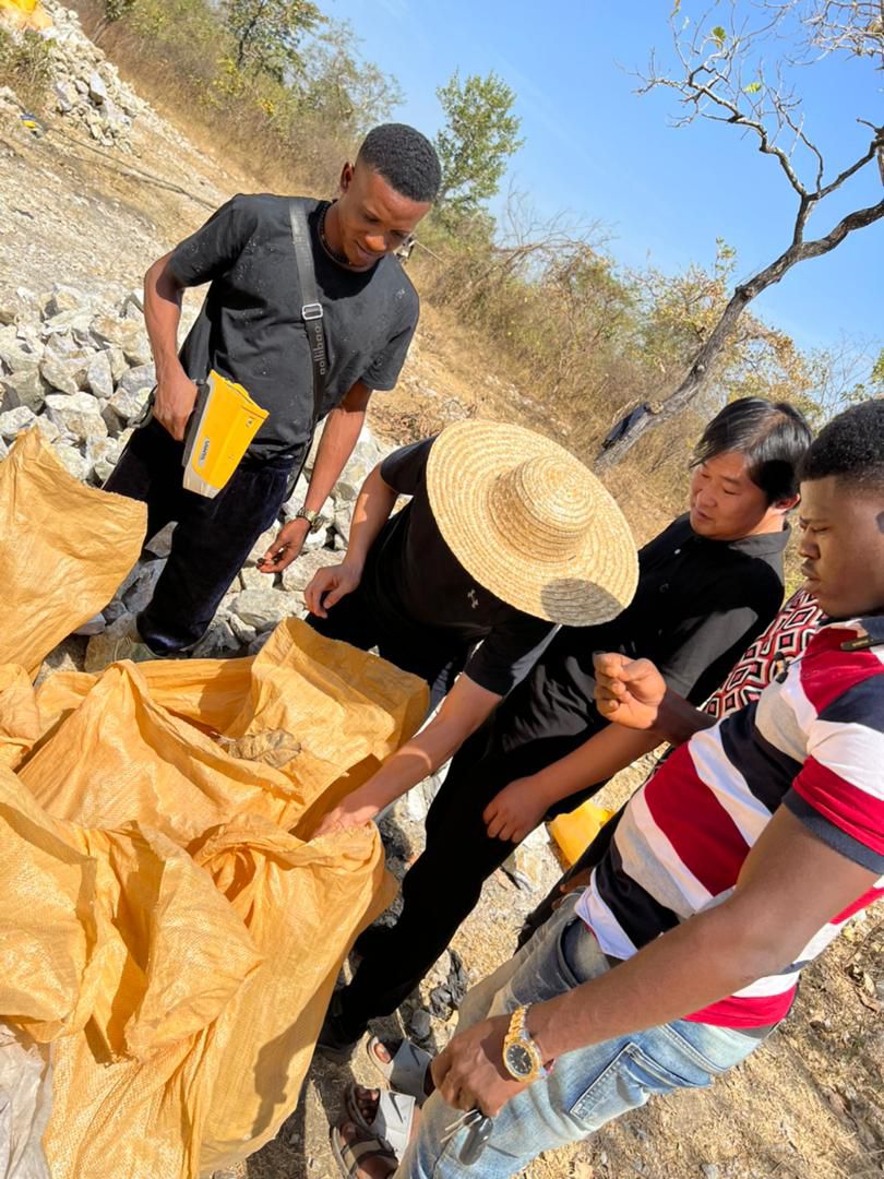 Ayotaye Minerals field work, photo 2 of 12